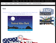 Tablet Screenshot of festivalafterdark.com
